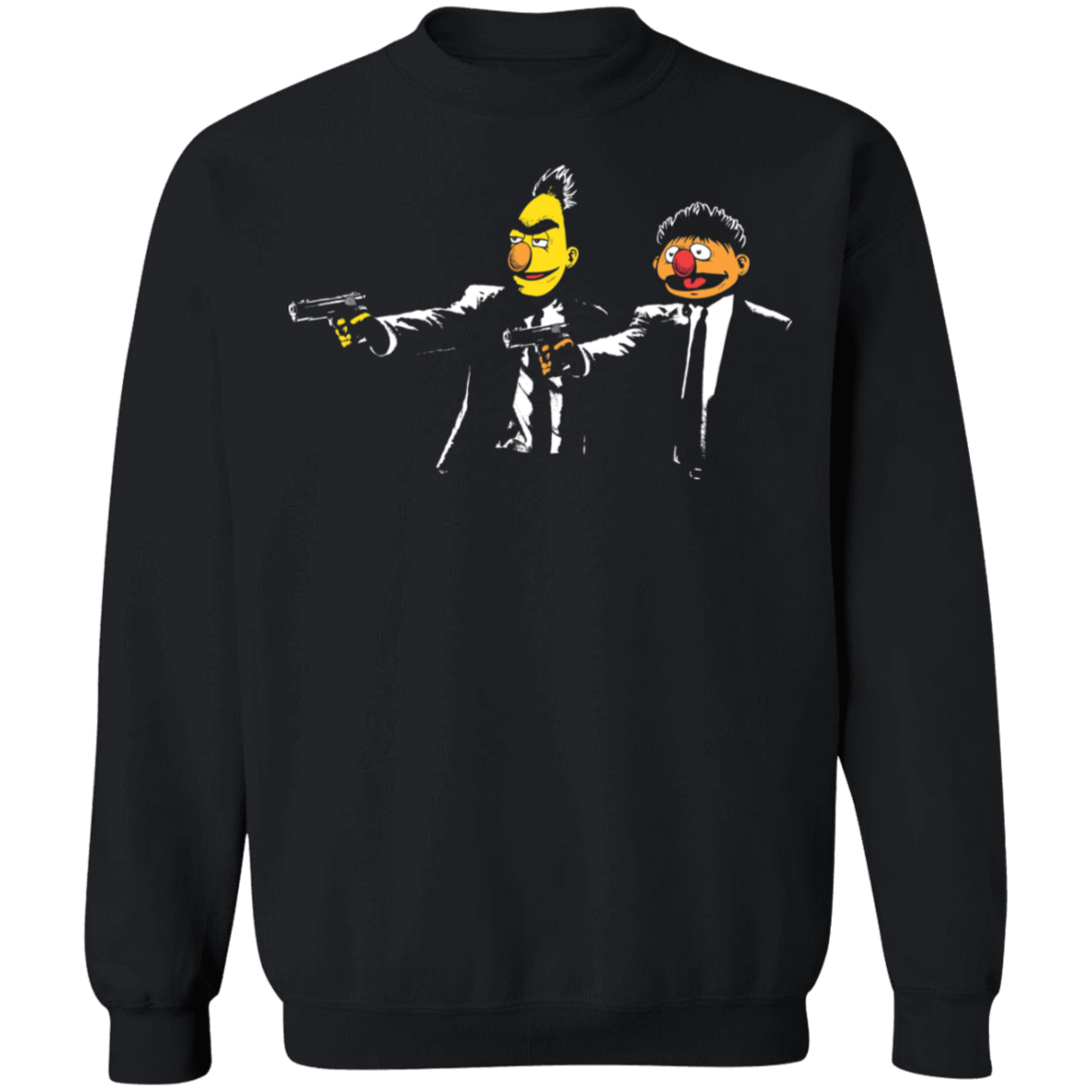 Sweatshirts Black / S Bert Fiction G180 Gildan Crewneck Pullover Sweatshirt  8 oz.