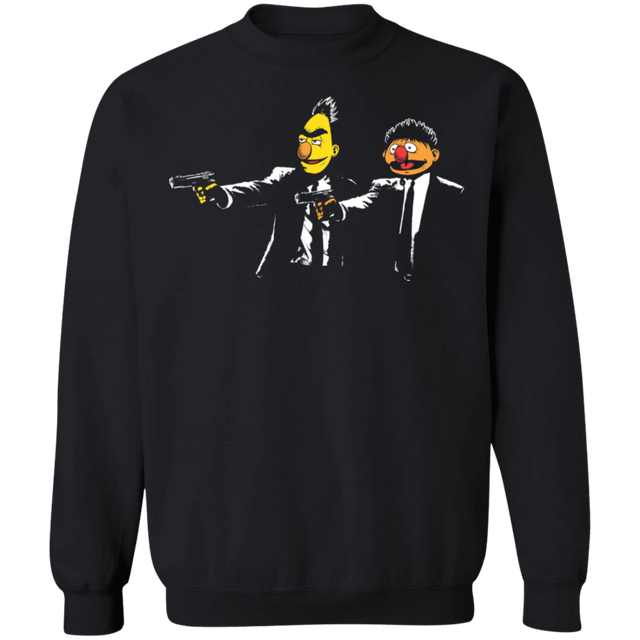 Sweatshirts Black / S Bert Fiction G180 Gildan Crewneck Pullover Sweatshirt  8 oz.