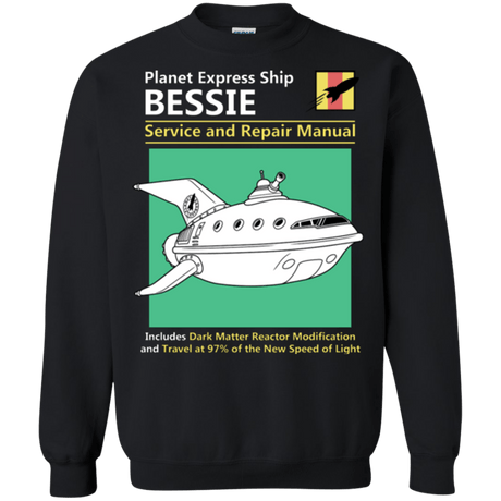 Sweatshirts Black / Small Bessie Service and Repair Manual Crewneck Sweatshirt