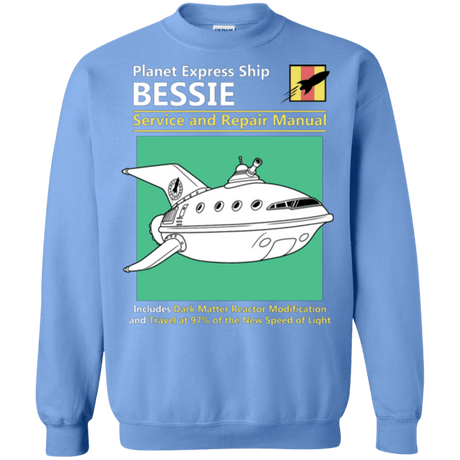 Sweatshirts Carolina Blue / Small Bessie Service and Repair Manual Crewneck Sweatshirt