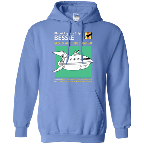 Sweatshirts Carolina Blue / Small Bessie Service and Repair Manual Pullover Hoodie