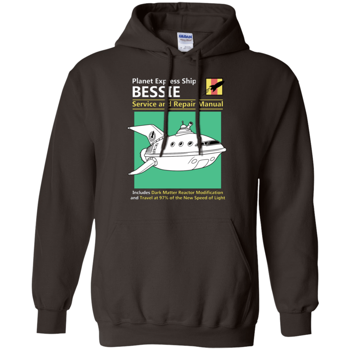 Sweatshirts Dark Chocolate / Small Bessie Service and Repair Manual Pullover Hoodie