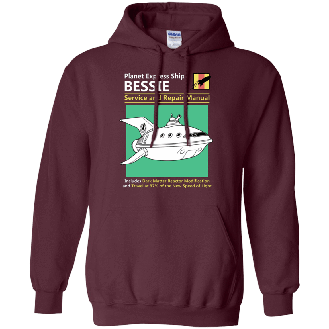 Sweatshirts Maroon / Small Bessie Service and Repair Manual Pullover Hoodie