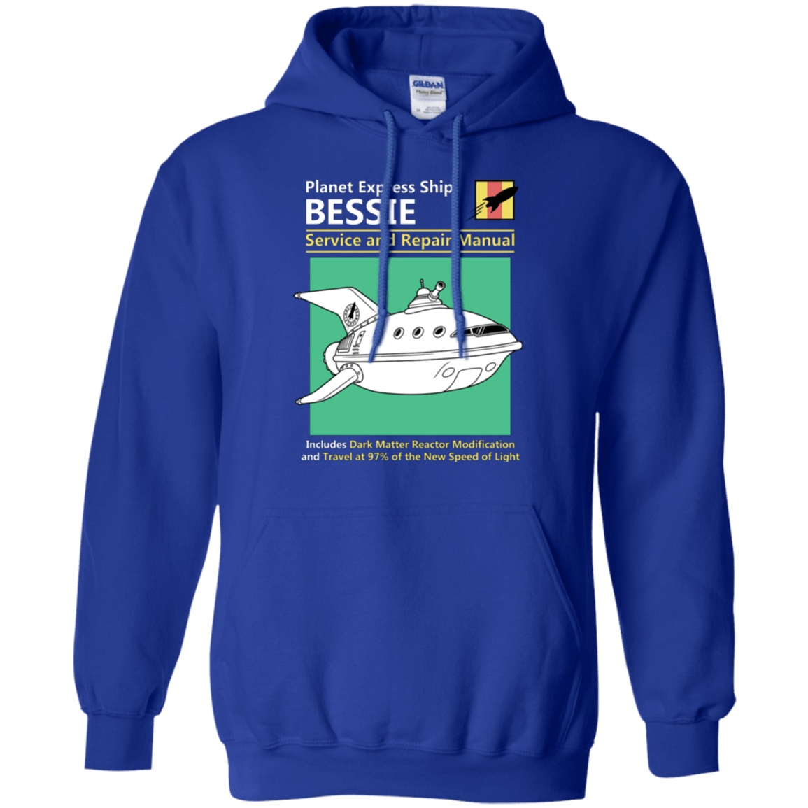 Sweatshirts Royal / Small Bessie Service and Repair Manual Pullover Hoodie