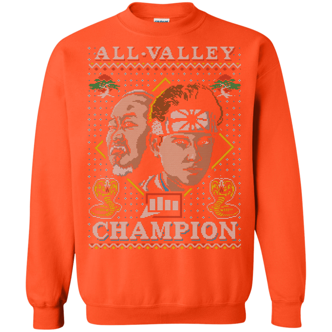 Sweatshirts Orange / Small Best Around Crewneck Sweatshirt