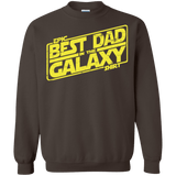 Sweatshirts Dark Chocolate / Small Best Dad in the Galaxy Crewneck Sweatshirt