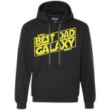 Sweatshirts Black / Small Best Dad in the Galaxy Premium Fleece Hoodie