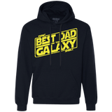 Sweatshirts Navy / Small Best Dad in the Galaxy Premium Fleece Hoodie