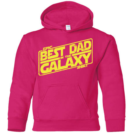Sweatshirts Heliconia / YS Best Dad in the Galaxy Youth Hoodie
