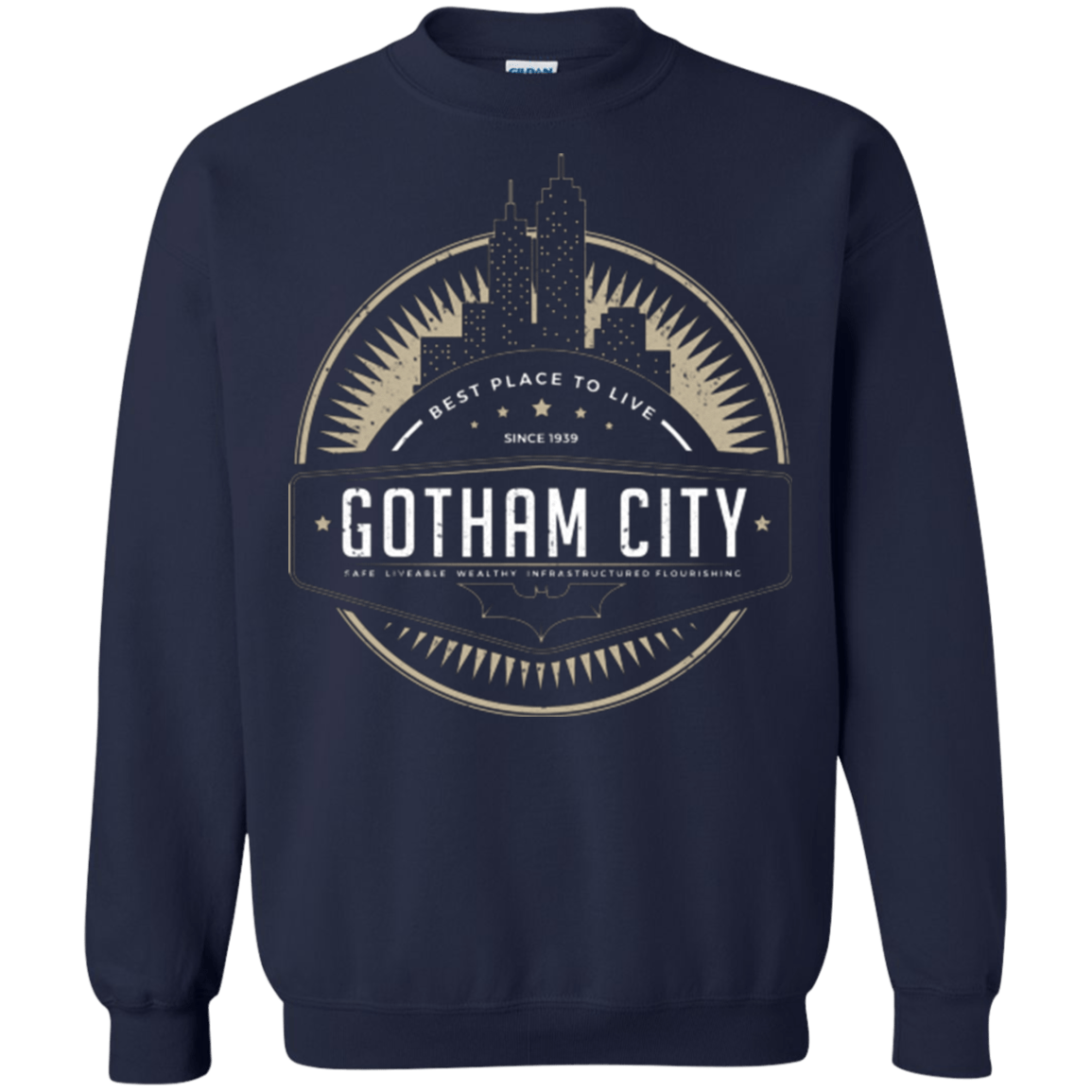 Sweatshirts Navy / Small Best Place To Live Crewneck Sweatshirt
