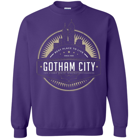 Sweatshirts Purple / Small Best Place To Live Crewneck Sweatshirt