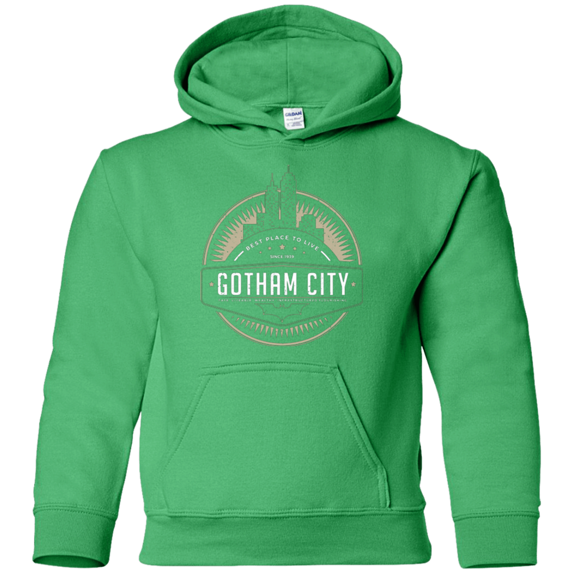 Sweatshirts Irish Green / YS Best Place To Live Youth Hoodie