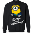 Sweatshirts Black / Small Better Call Minons Crewneck Sweatshirt