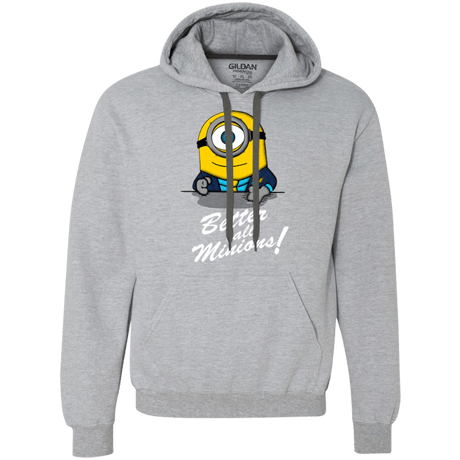 Sweatshirts Sport Grey / Small Better Call Minons Premium Fleece Hoodie