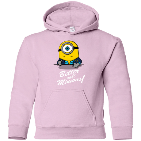Sweatshirts Light Pink / YS Better Call Minons Youth Hoodie