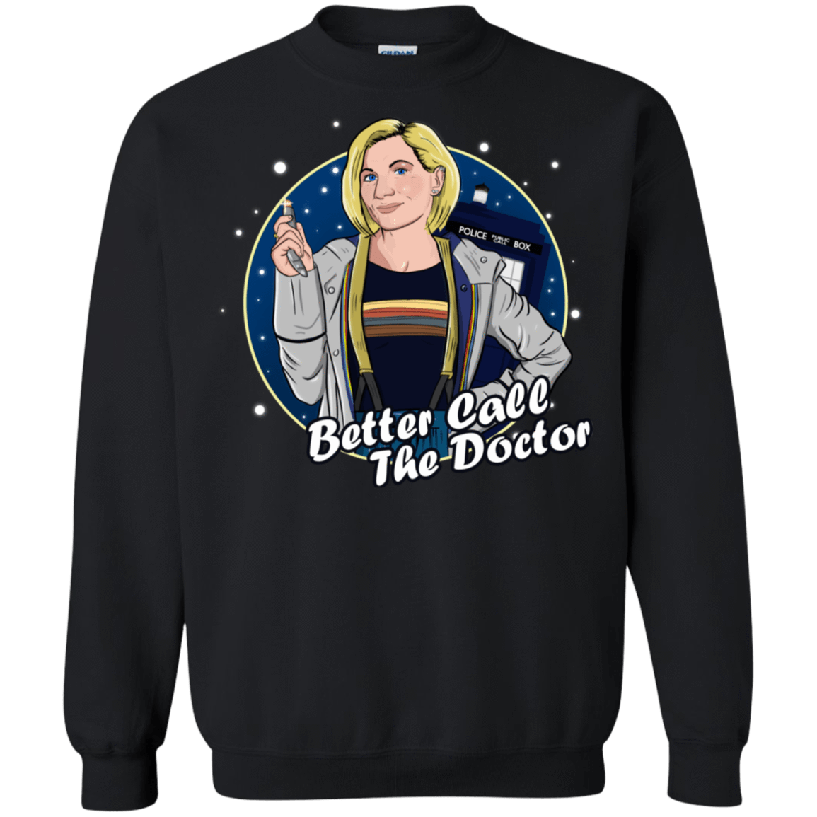 Sweatshirts Black / S Better Call the Doctor Crewneck Sweatshirt