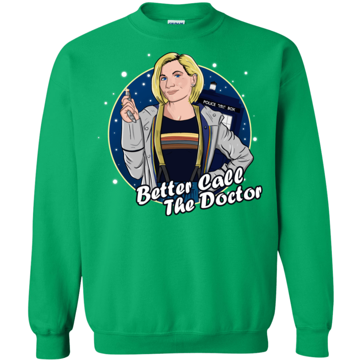 Sweatshirts Irish Green / S Better Call the Doctor Crewneck Sweatshirt