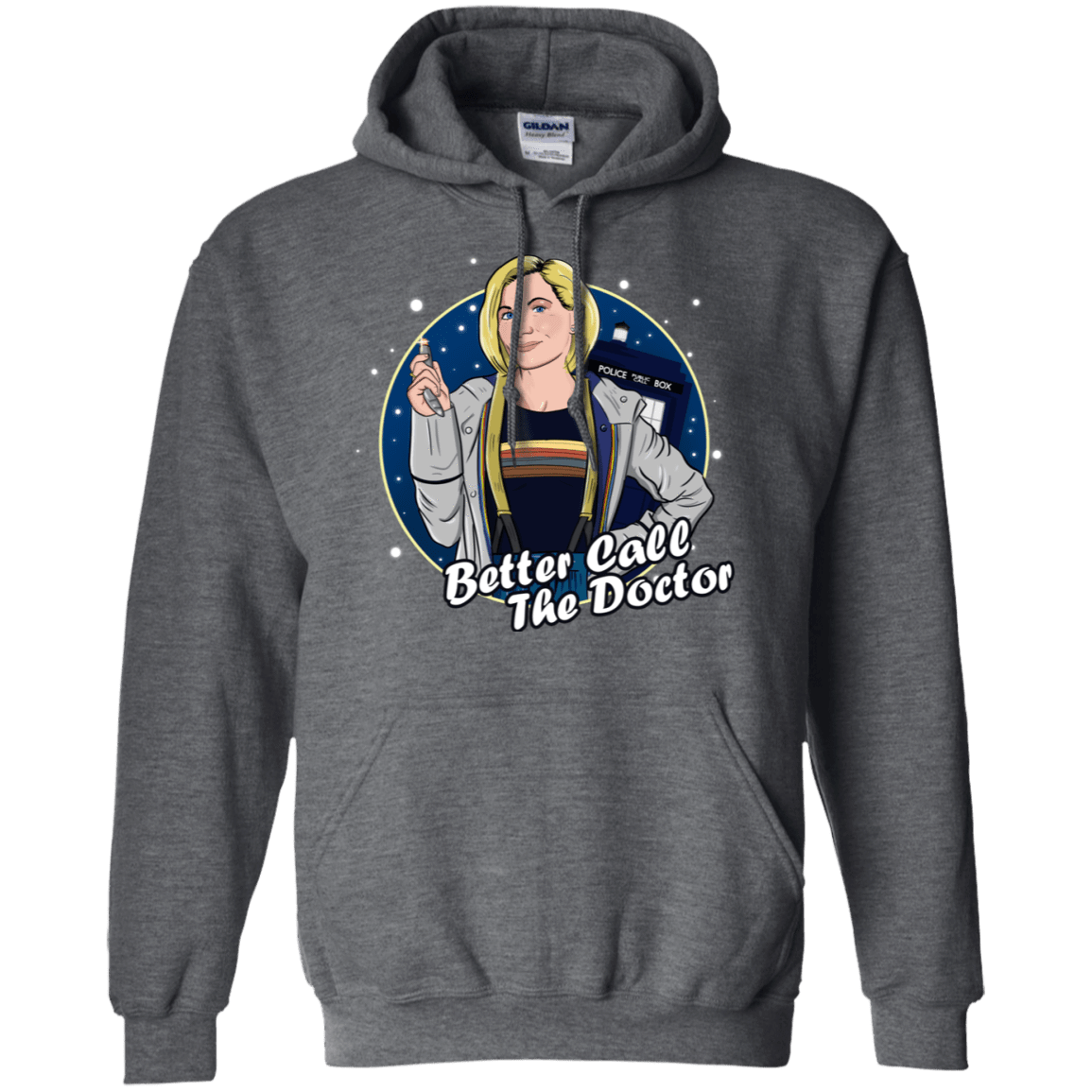 Sweatshirts Dark Heather / S Better Call the Doctor Pullover Hoodie