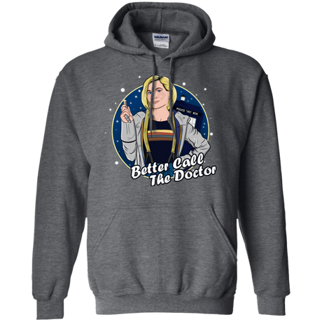 Sweatshirts Dark Heather / S Better Call the Doctor Pullover Hoodie