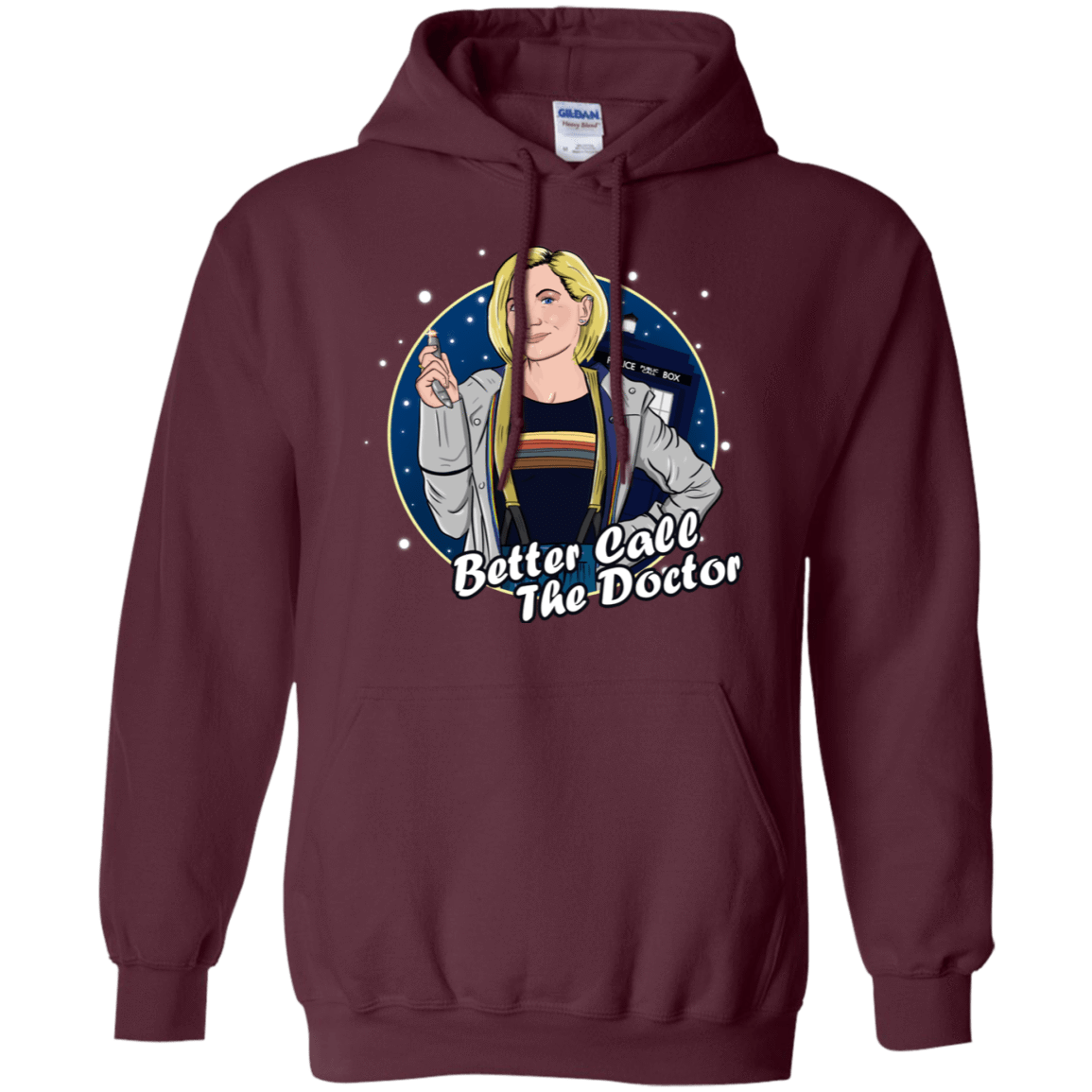 Sweatshirts Maroon / S Better Call the Doctor Pullover Hoodie