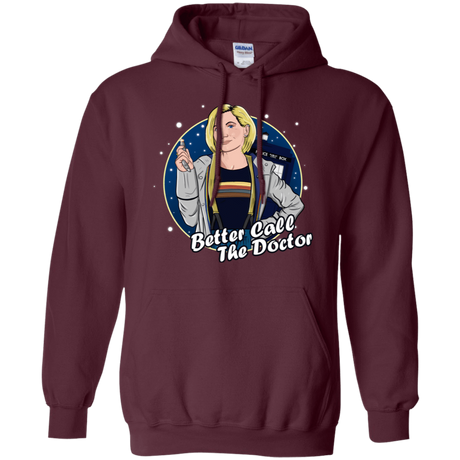 Sweatshirts Maroon / S Better Call the Doctor Pullover Hoodie