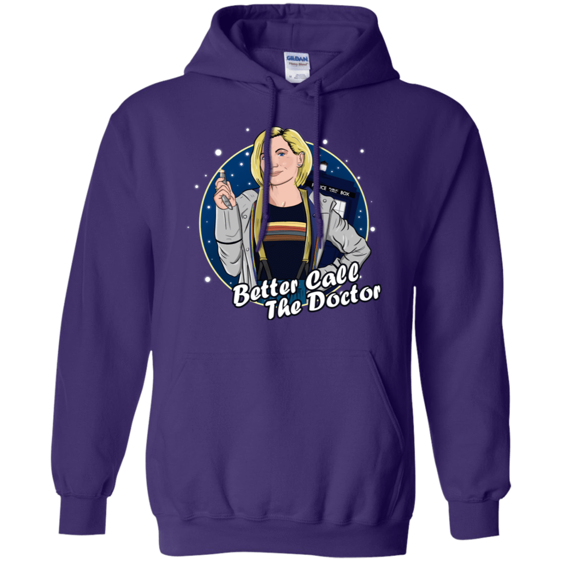 Sweatshirts Purple / S Better Call the Doctor Pullover Hoodie