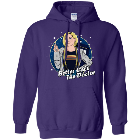 Sweatshirts Purple / S Better Call the Doctor Pullover Hoodie