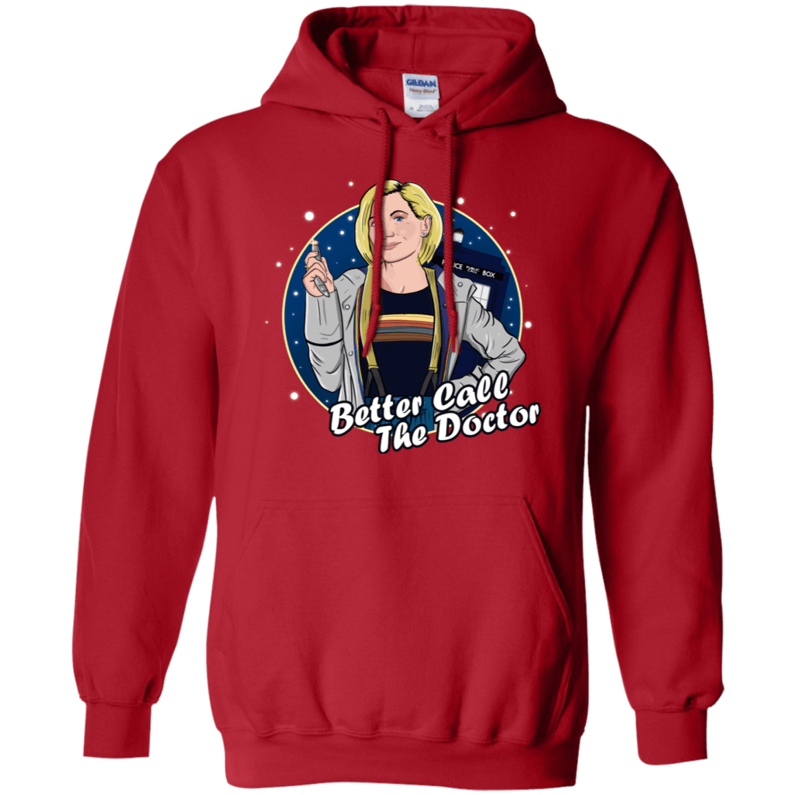 Sweatshirts Red / S Better Call the Doctor Pullover Hoodie