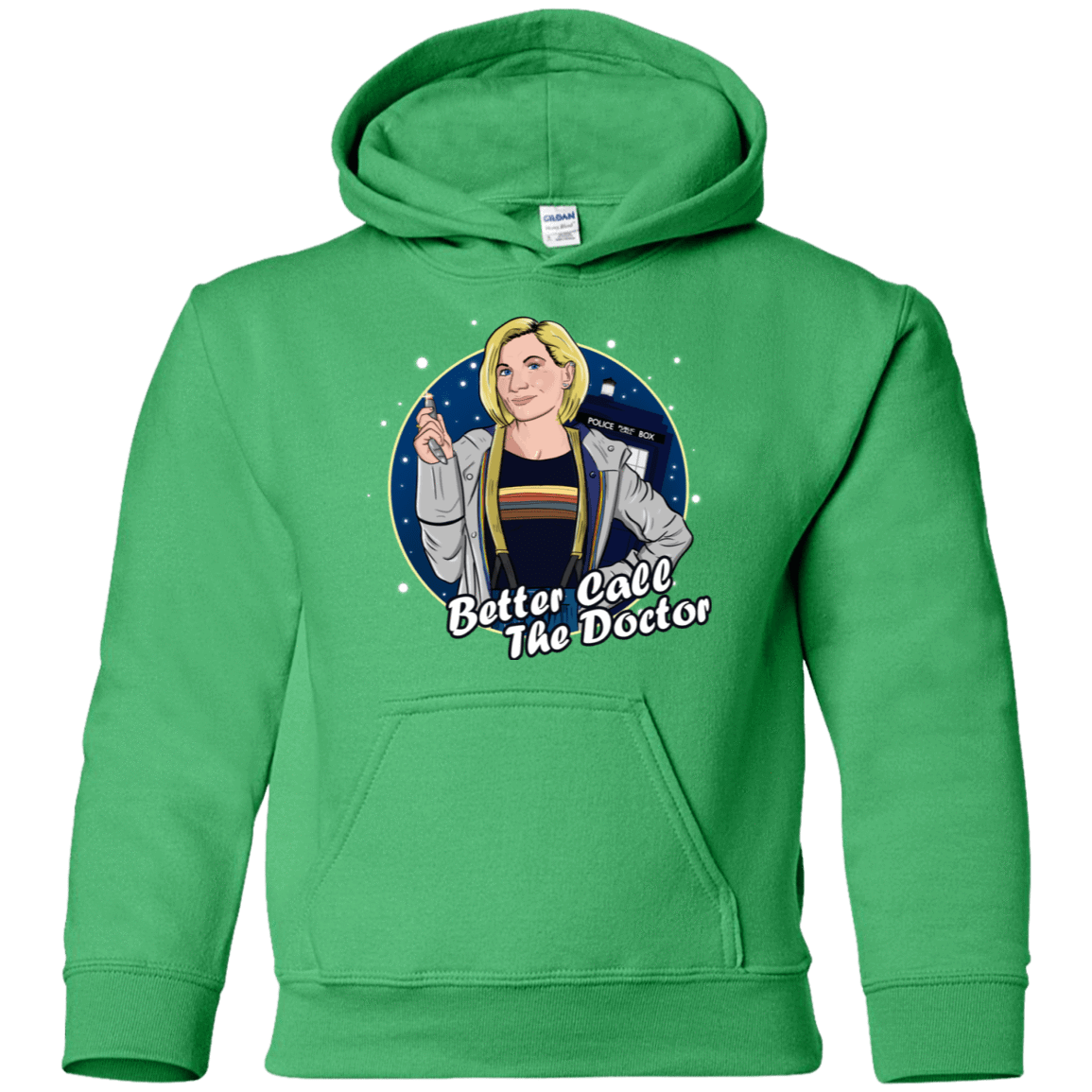 Sweatshirts Irish Green / YS Better Call the Doctor Youth Hoodie