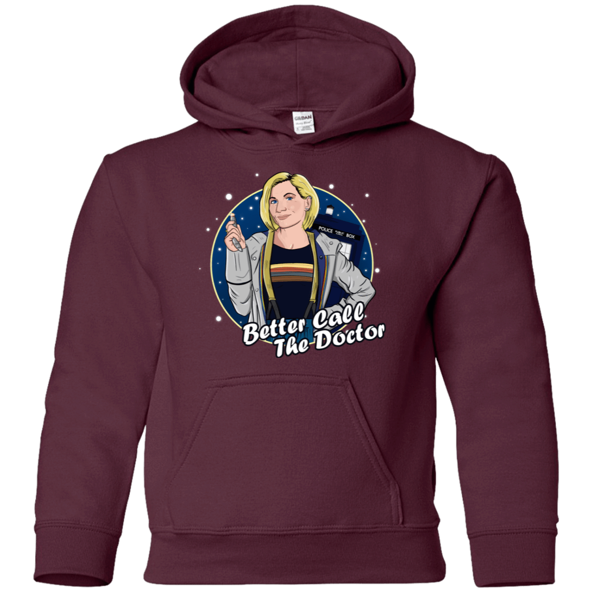 Sweatshirts Maroon / YS Better Call the Doctor Youth Hoodie