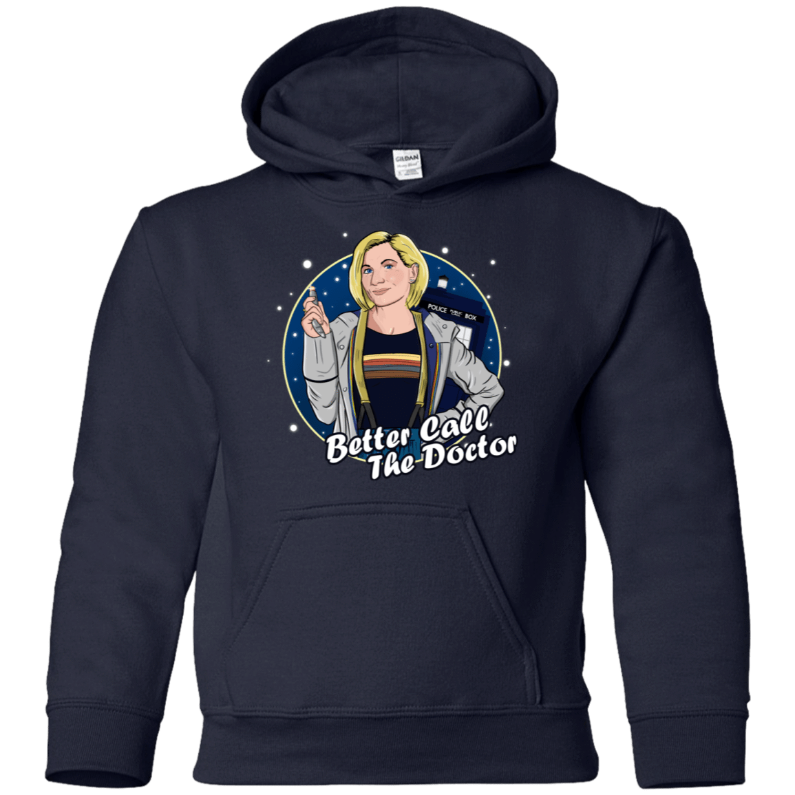 Sweatshirts Navy / YS Better Call the Doctor Youth Hoodie