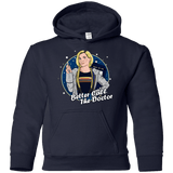 Sweatshirts Navy / YS Better Call the Doctor Youth Hoodie