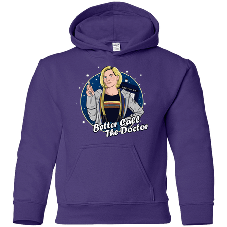 Sweatshirts Purple / YS Better Call the Doctor Youth Hoodie