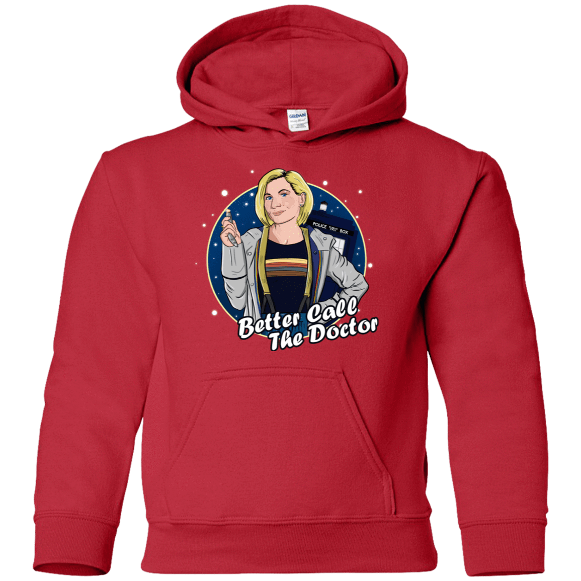 Sweatshirts Red / YS Better Call the Doctor Youth Hoodie