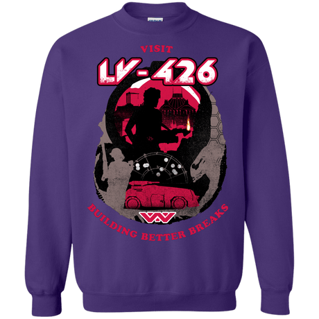 Sweatshirts Purple / S Better Worlds Crewneck Sweatshirt