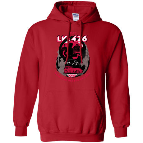 Sweatshirts Red / S Better Worlds Pullover Hoodie