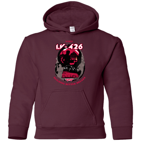 Sweatshirts Maroon / YS Better Worlds Youth Hoodie