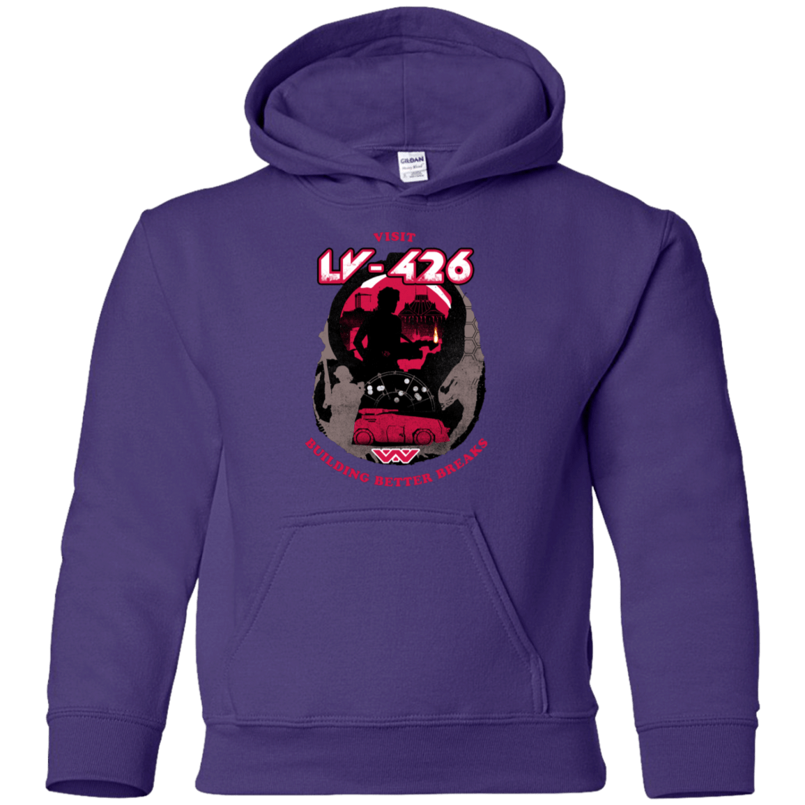 Sweatshirts Purple / YS Better Worlds Youth Hoodie