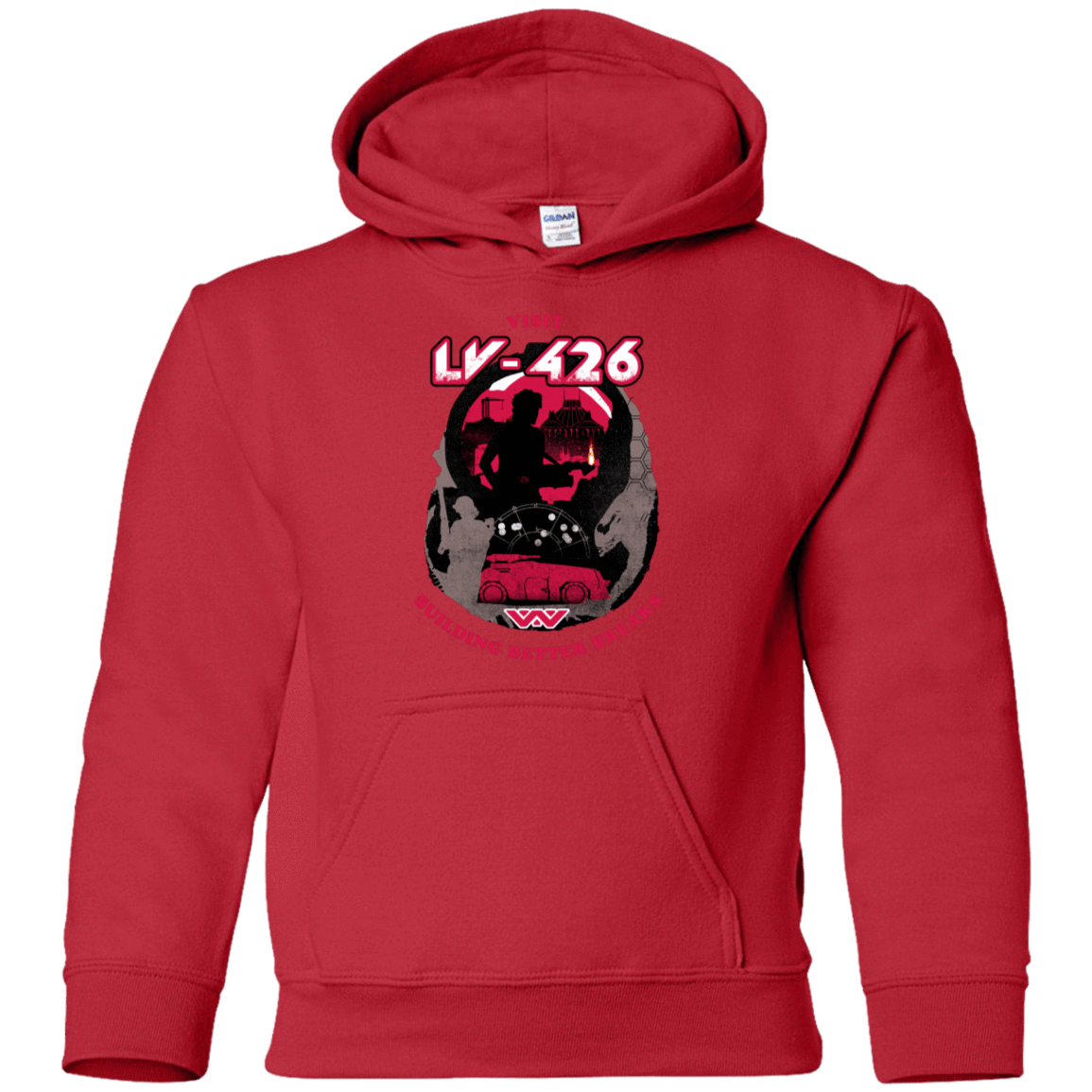 Sweatshirts Red / YS Better Worlds Youth Hoodie