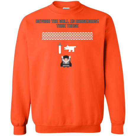 Sweatshirts Orange / Small Beyond the Wall Crewneck Sweatshirt