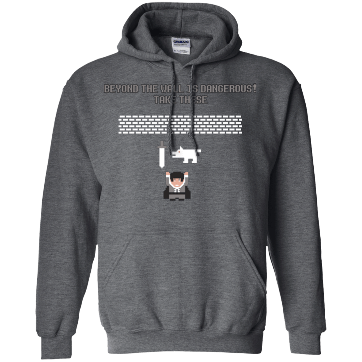 Sweatshirts Dark Heather / Small Beyond the Wall Pullover Hoodie