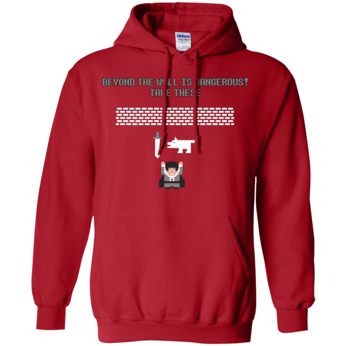 Sweatshirts Red / Small Beyond the Wall Pullover Hoodie