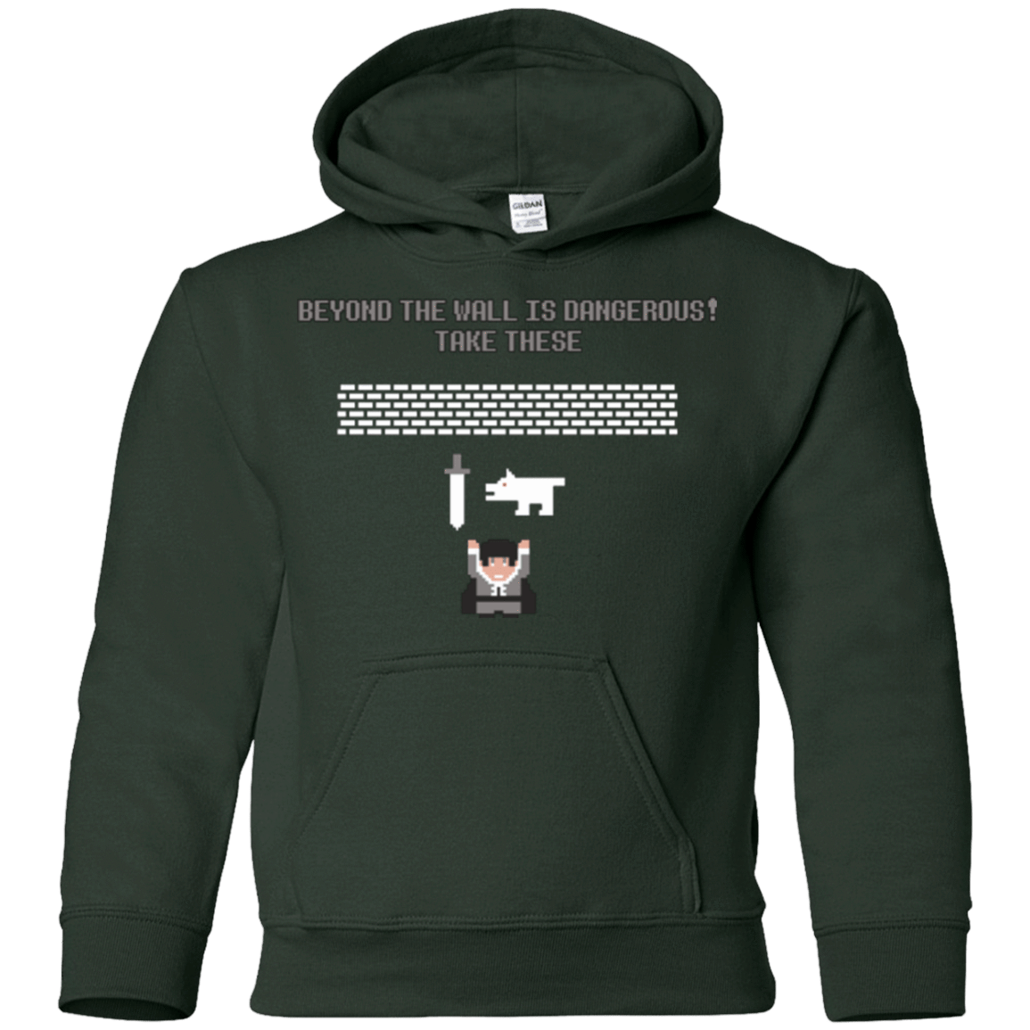 Sweatshirts Forest Green / YS Beyond the Wall Youth Hoodie