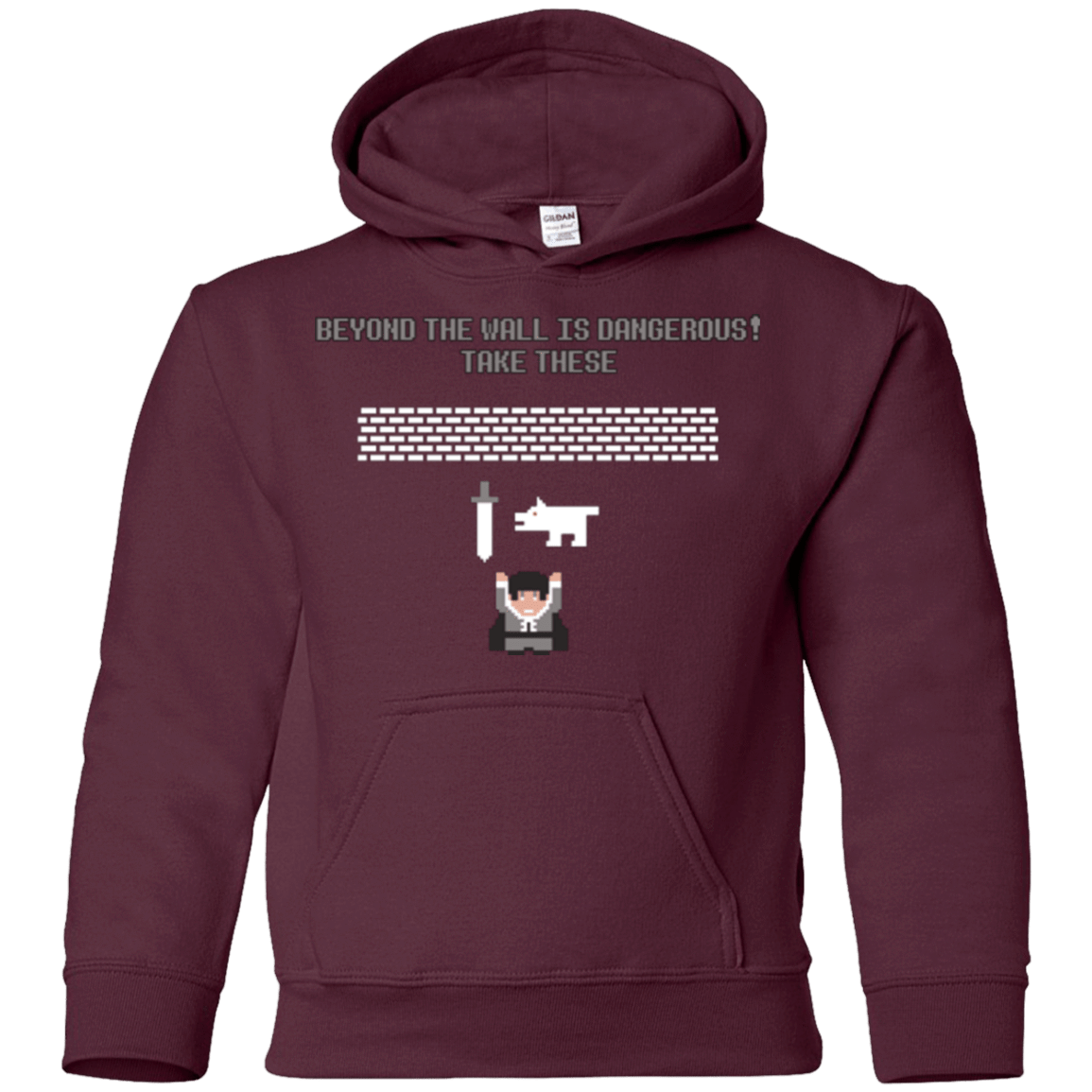 Sweatshirts Maroon / YS Beyond the Wall Youth Hoodie