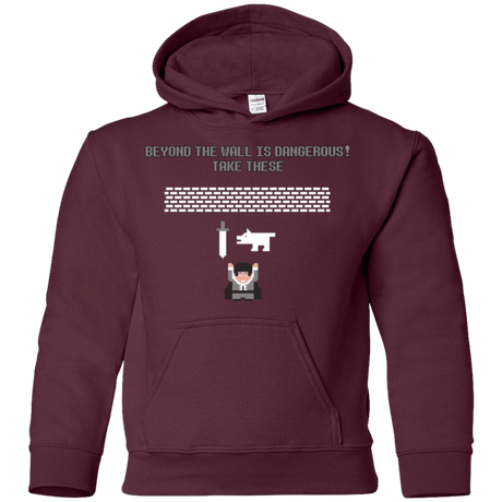Sweatshirts Maroon / YS Beyond the Wall Youth Hoodie