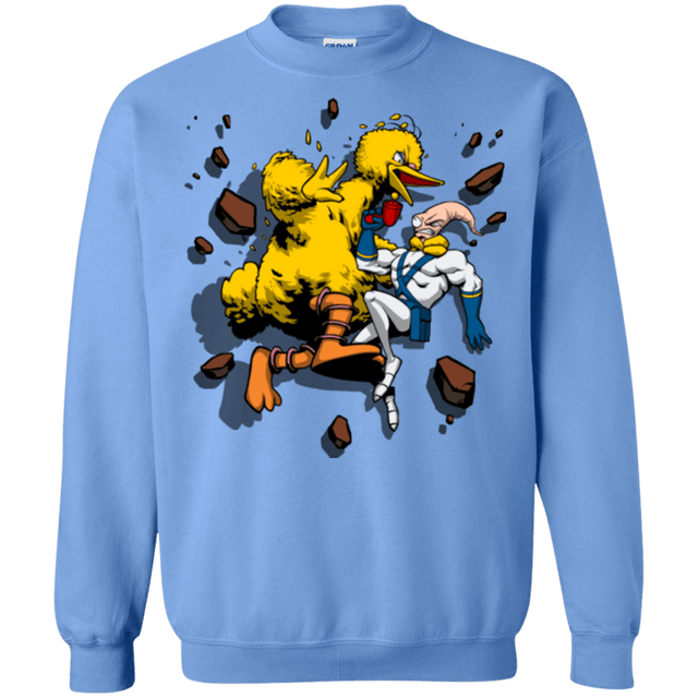 Sweatshirts Carolina Blue / Small Big Bird and Worm Crewneck Sweatshirt