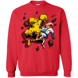 Sweatshirts Red / Small Big Bird and Worm Crewneck Sweatshirt