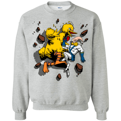 Sweatshirts Sport Grey / Small Big Bird and Worm Crewneck Sweatshirt