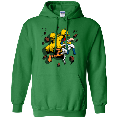 Sweatshirts Irish Green / Small Big Bird and Worm Pullover Hoodie