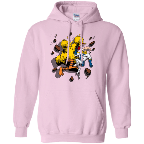 Sweatshirts Light Pink / Small Big Bird and Worm Pullover Hoodie